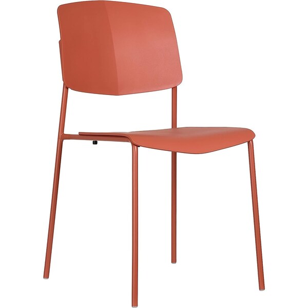 Isl Furnishings Zuho Modern Indoor Outdoor Chair 2, Zuho II - Fire Orange, PR CH60DC-2PK-PP11 - main